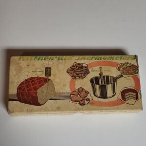 Vintage Kitchen Thermometer Set